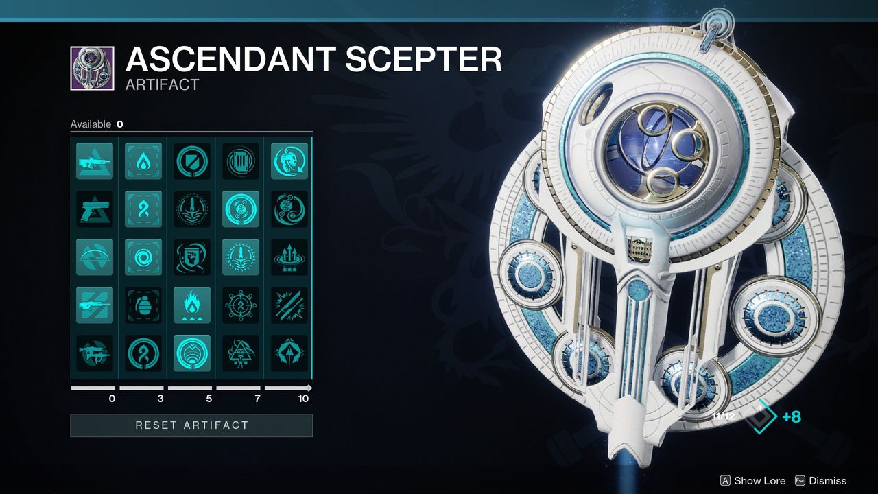 Destiny 2 Season of Defiance artifact