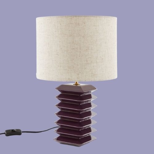 LA REDOUTE INTERIEURS, Table Lamp in Ceramic and Linen Remilo