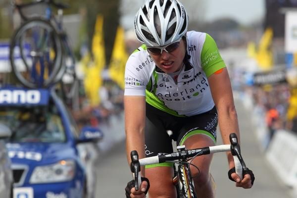 A successful day for the team - Sarah Duester (Nederland Bloeit) finishes