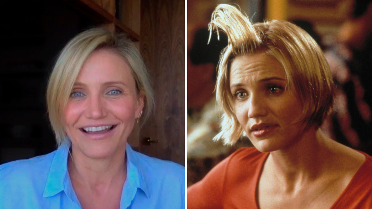 Cameron Diaz rocks gel hairdo from There’s Something About Mary | Woman