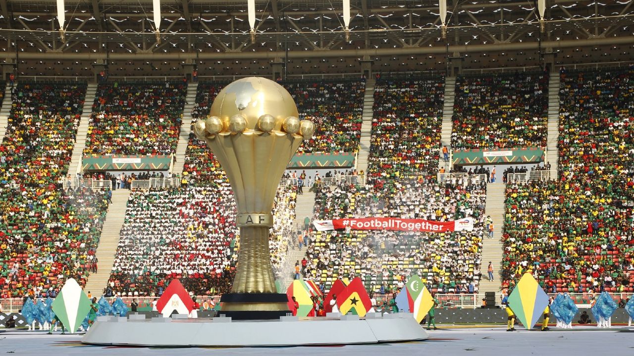 The Africa Cup of Nations opening ceremony in Yaoundé, Cameroon 