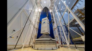 Ariane 6's 66-foot-tall (20 m) fairing has arrived at the Guiana Space Center.