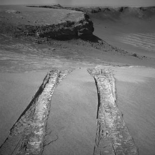 The Opportunity rover has been making tracks and science history on the Red Planet for more than 13 years.