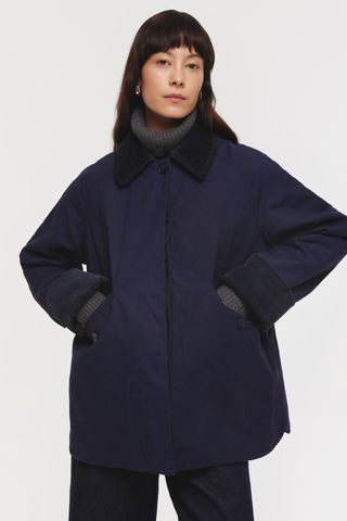 Betty Reversible Wax Coat