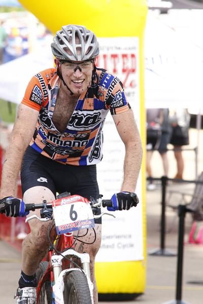 Kris Sneddon (Kona) all smiles in 3rd