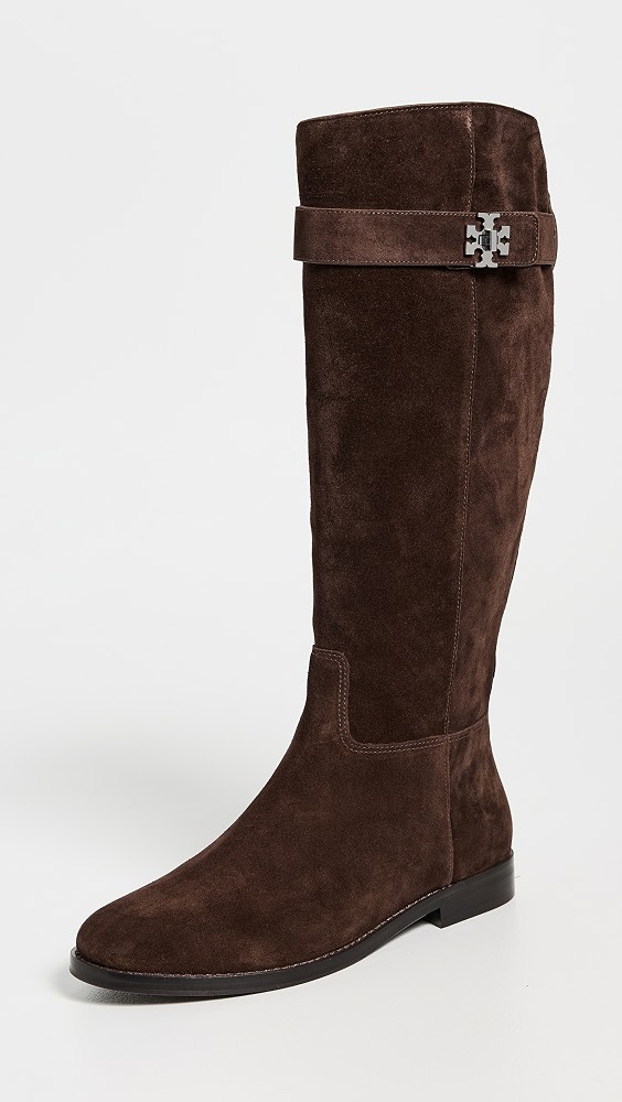 T Lock Riding Boots - Dark Cocoa