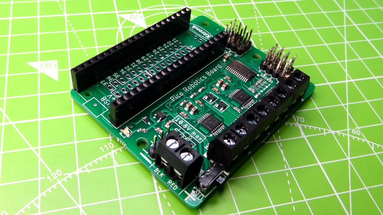 Kitronik Pico Motor Driver and Pico Robotics Board