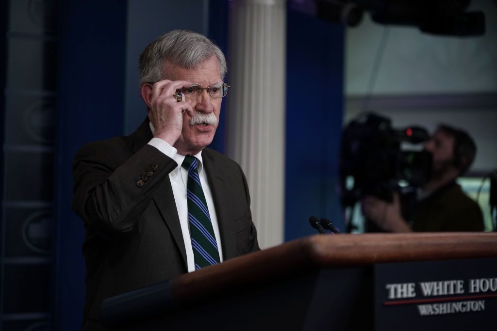 National Security Adviser John Bolton