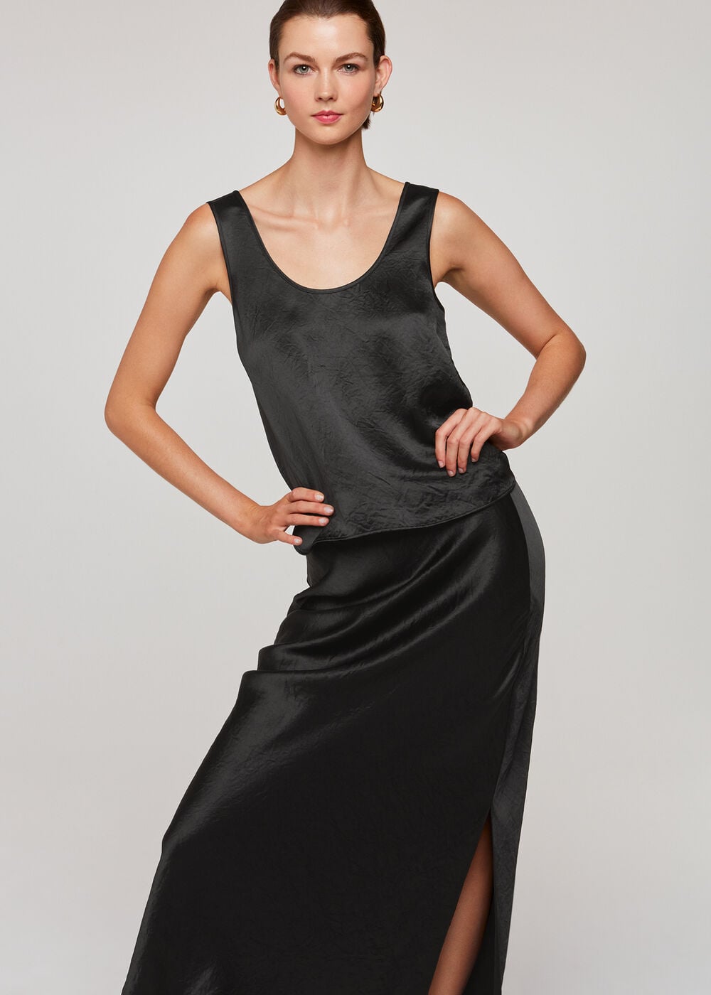 Black Ella Cami Top