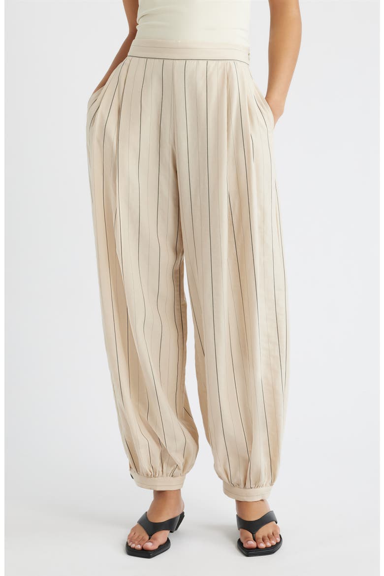 Malta Pantalon Stripe Balloon Pants