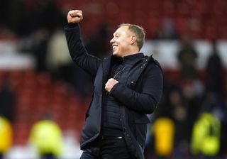 Nottingham Forest manager Steve Cooper did not see the incident