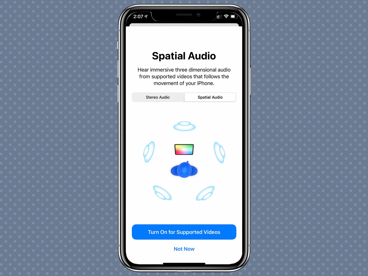 iPhone 12 features to enable spatial audio