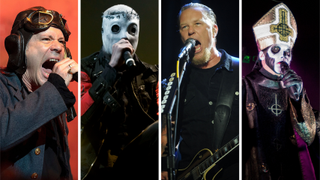 Iron Maiden, Slipknot, Metallica and Ghost performing live