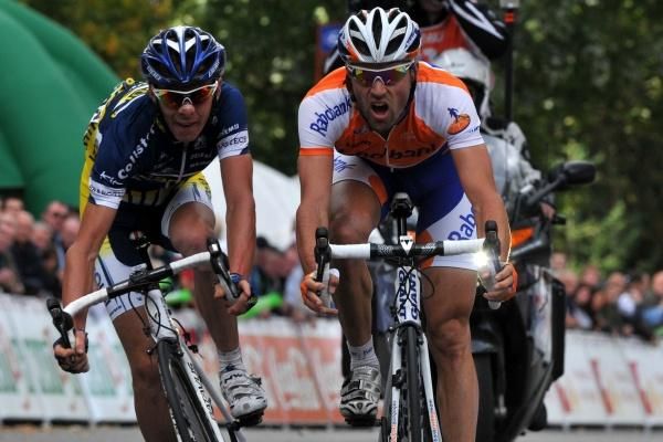It was a closely fought sprint between Martens and Ricco.