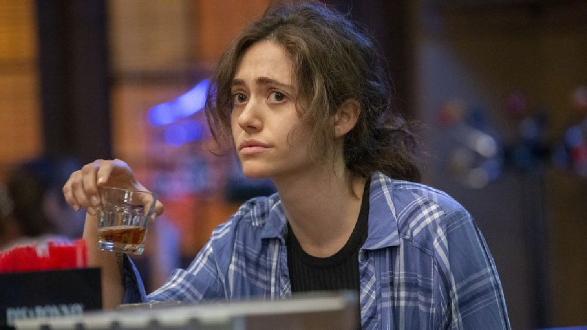 Emmy Rossum in Shameless.