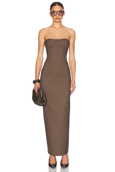 The Linear Suiting Dress