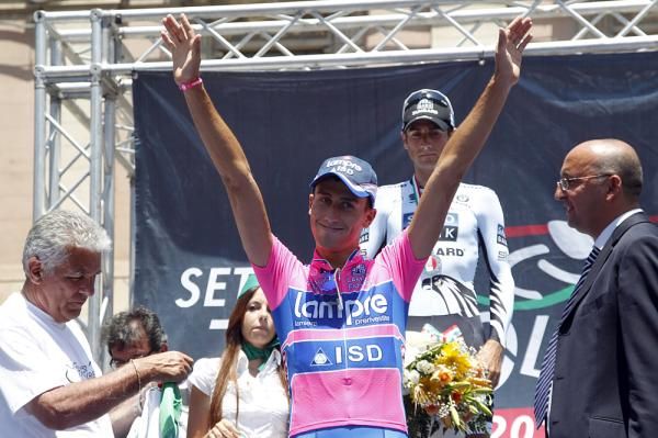 Adriano Malori celebrates after winning his national title