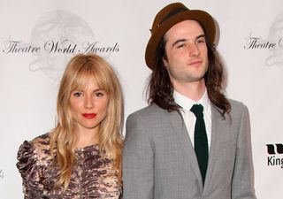 Sienna Miller and Tom Sturridge on the red carpet at the Theatre World Awards