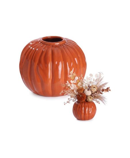 Ceramic Pumpkin Flower Pot