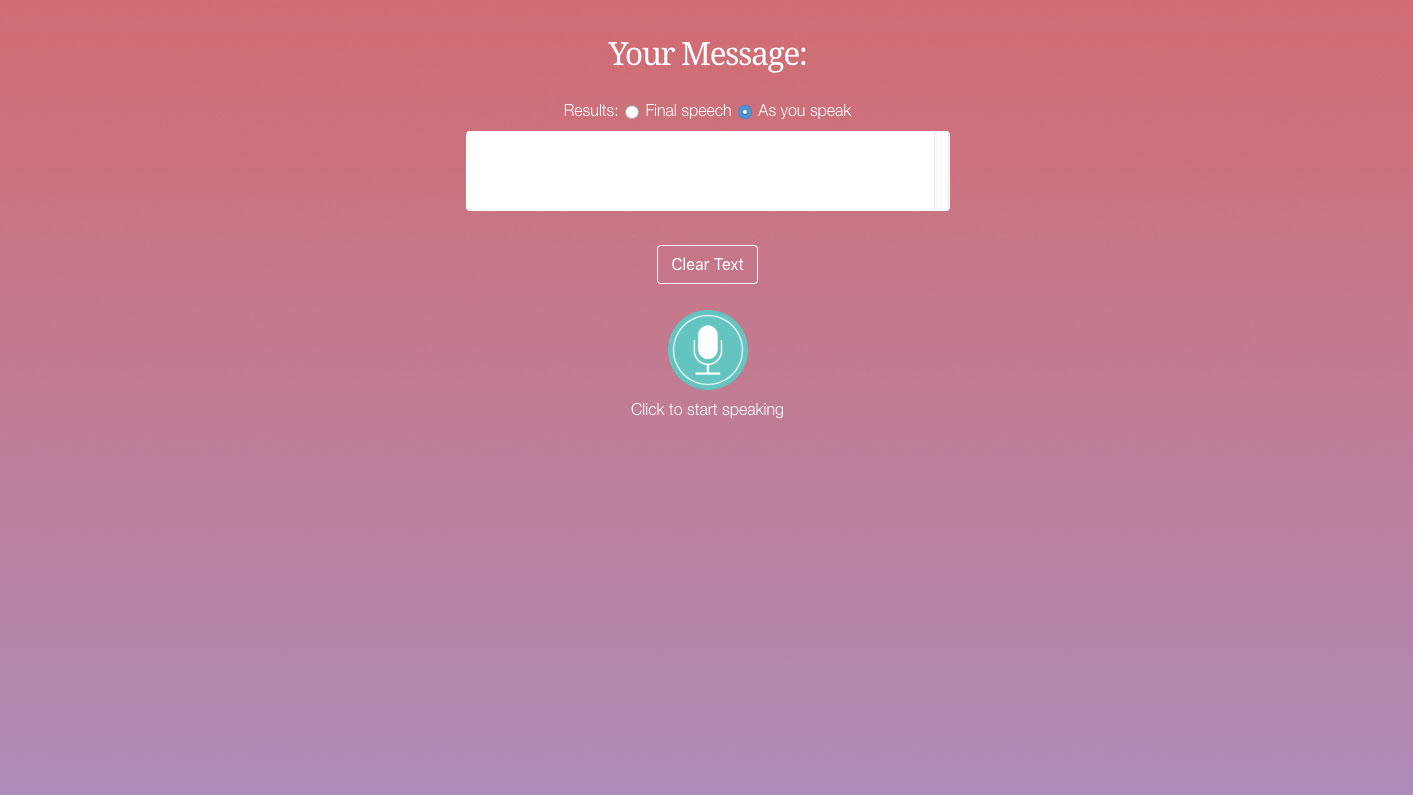 Build a voice controlled UI: The last interface