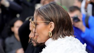 JLo steps out in Paris with ultra short bob hair cut on January 22nd 2024