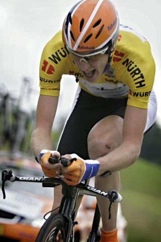 Robert Gesink (Rabobank) didn't have enough in the tank today