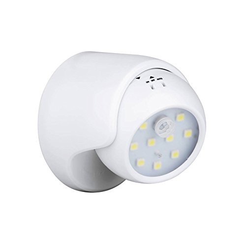 Enjoydeal Pir Motion Sensor Night Light 9 Led Battery Operated 360&amp;deg; Auto On/off 3 Modes Wireless Security Light Lamp for Home,indoor,outdoor, Driveway,garden,patio,pathway