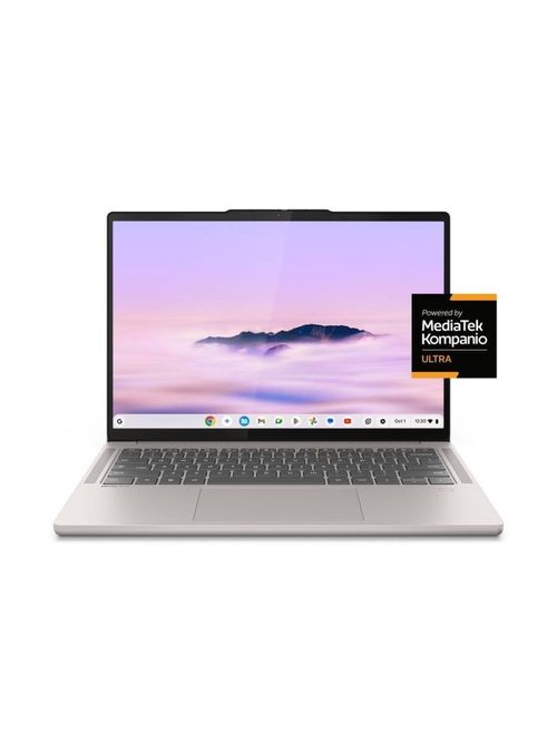 Chromebook Plus 14" OLED 2K Touchscreen Laptop with Gemini - MediaTek Kompanio Ultra 910 - 16GB Memory - 256GB UFS - Seashell