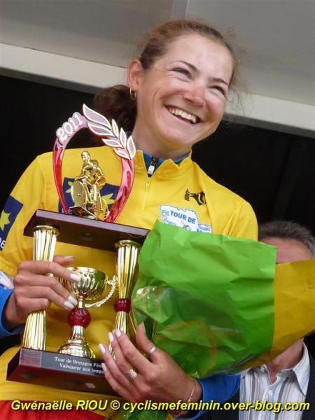 Overall race winner Alexandra Burchenkova