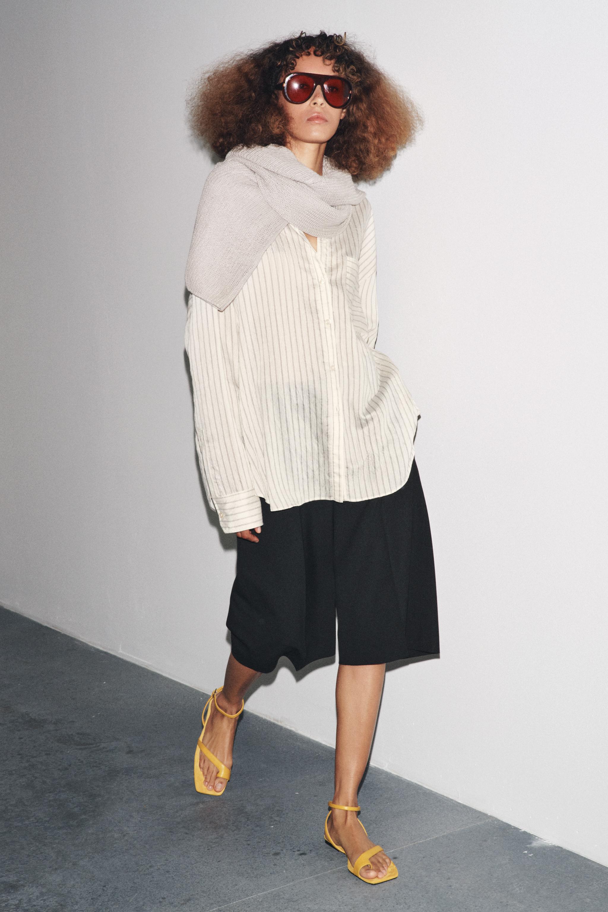 Zw Collection Striped Shirt