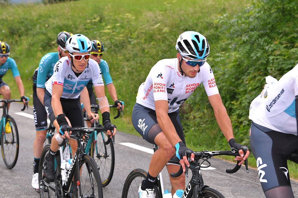 Team Sky during stage 1 at Criterium du Dauphine