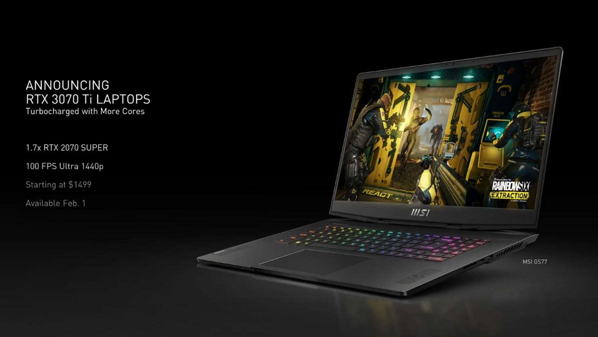 Nvidia gaming laptops