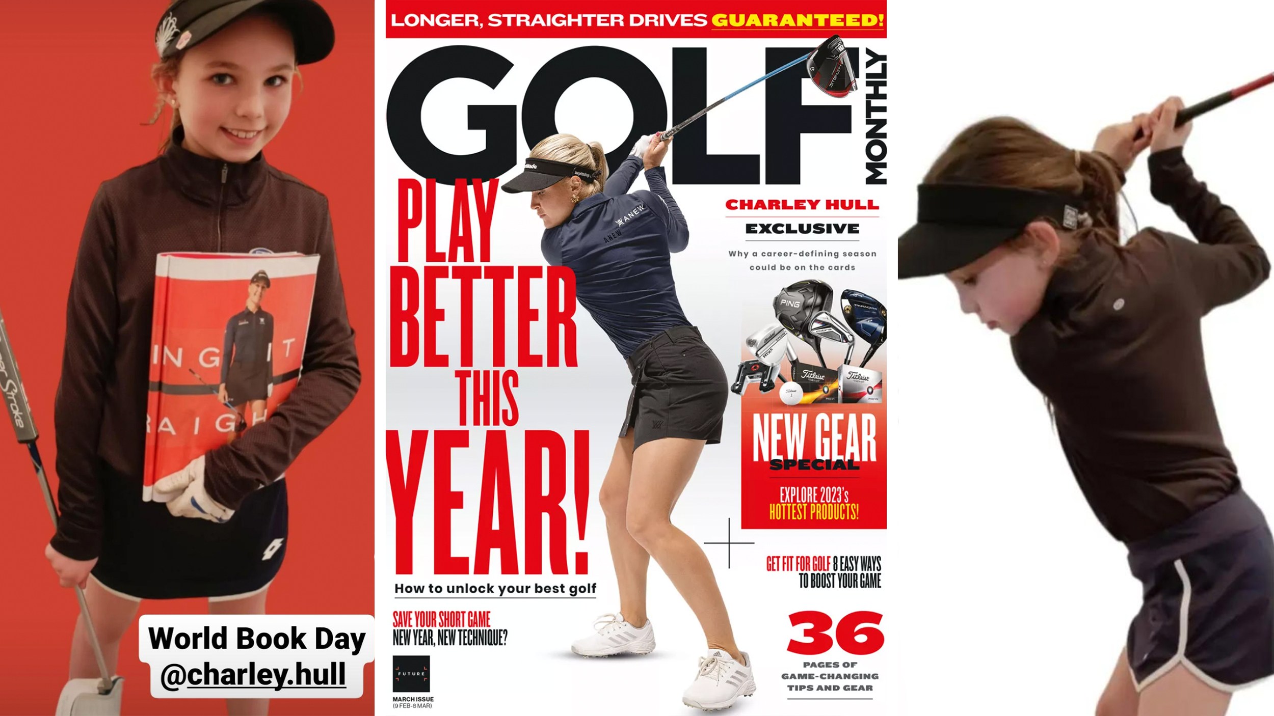 Young Golfer Dresses As Idol And Golf Monthly Cover Star Charley Hull ...