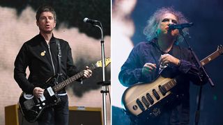 Noel Gallagher and Robert Smith