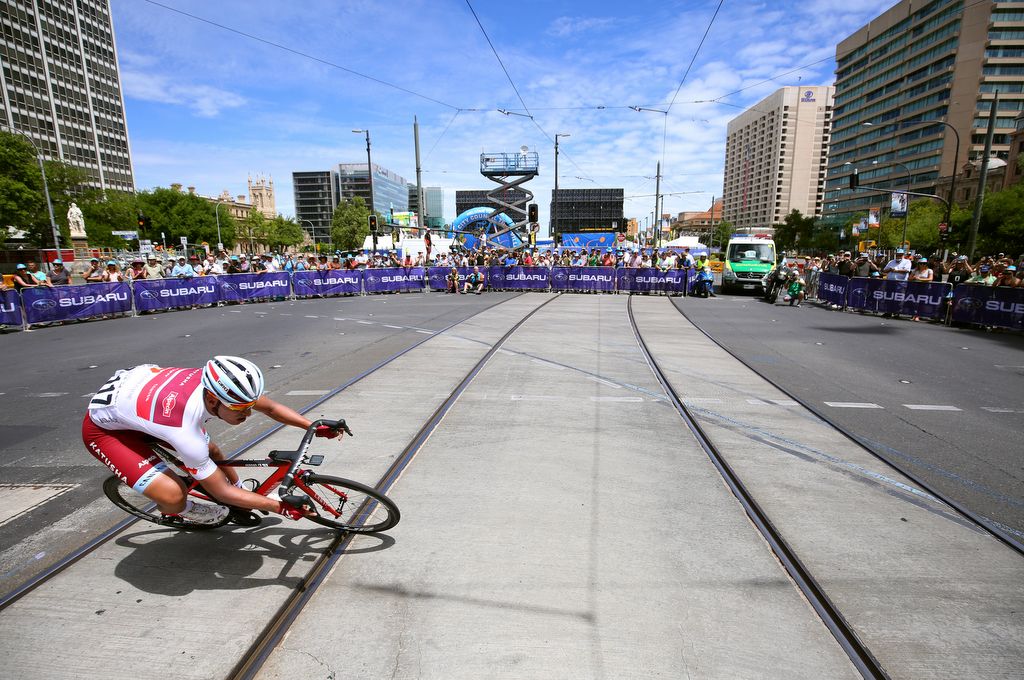 Jhonatan Restrepo (Katusha) at the Tour Down Under