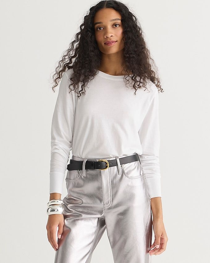 Premium Jersey Long-Sleeve Crewneck T-Shirt
