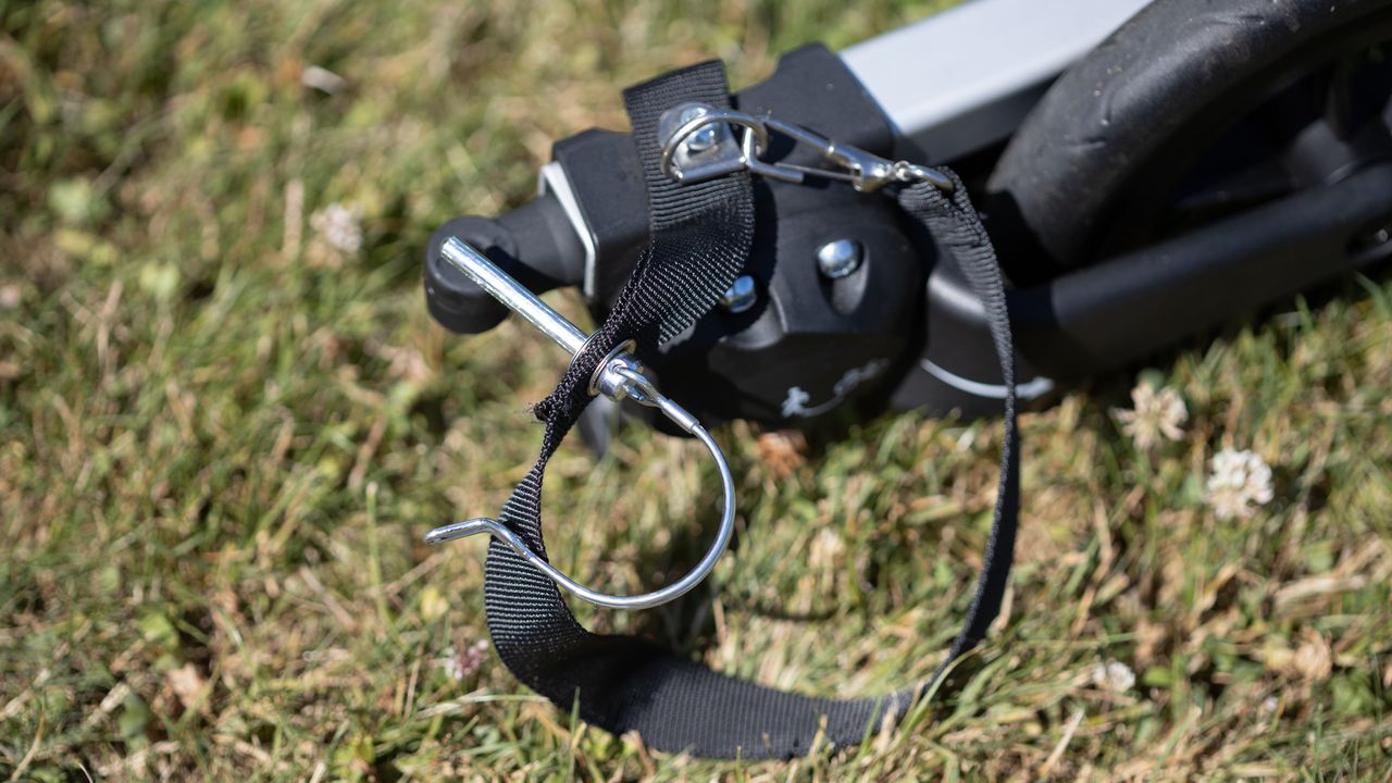 Burley D&rsquo;Lite X bike trailer hitch detail