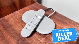 Google TV streamer with deals tag