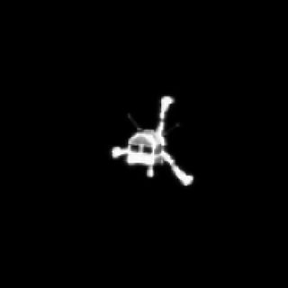 Still from Animated GIF Shows Philae's Descent
