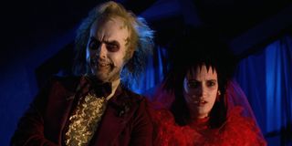 Michael Keaton and Winona Ryder in Beetlejuice