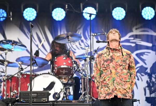 Liam Gallagher onstage