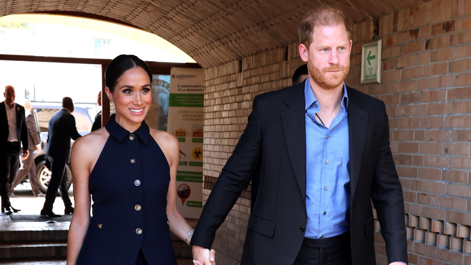 The Duke and Duchess of Sussex on tour in Columbia