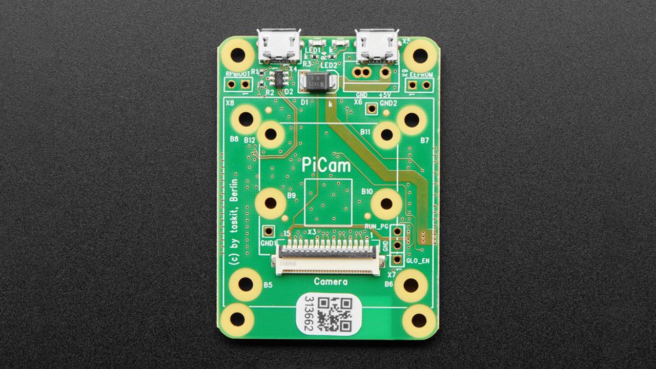 The Adafruit camera board