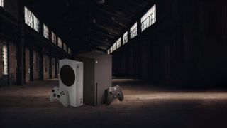 Xbox Series X|S consoles in a lonely warehouse
