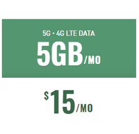 Mint Mobile: 5GB plan from $15/month ($180/year)