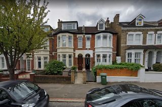 The exterior of Julia's semi detached Victorian home in London