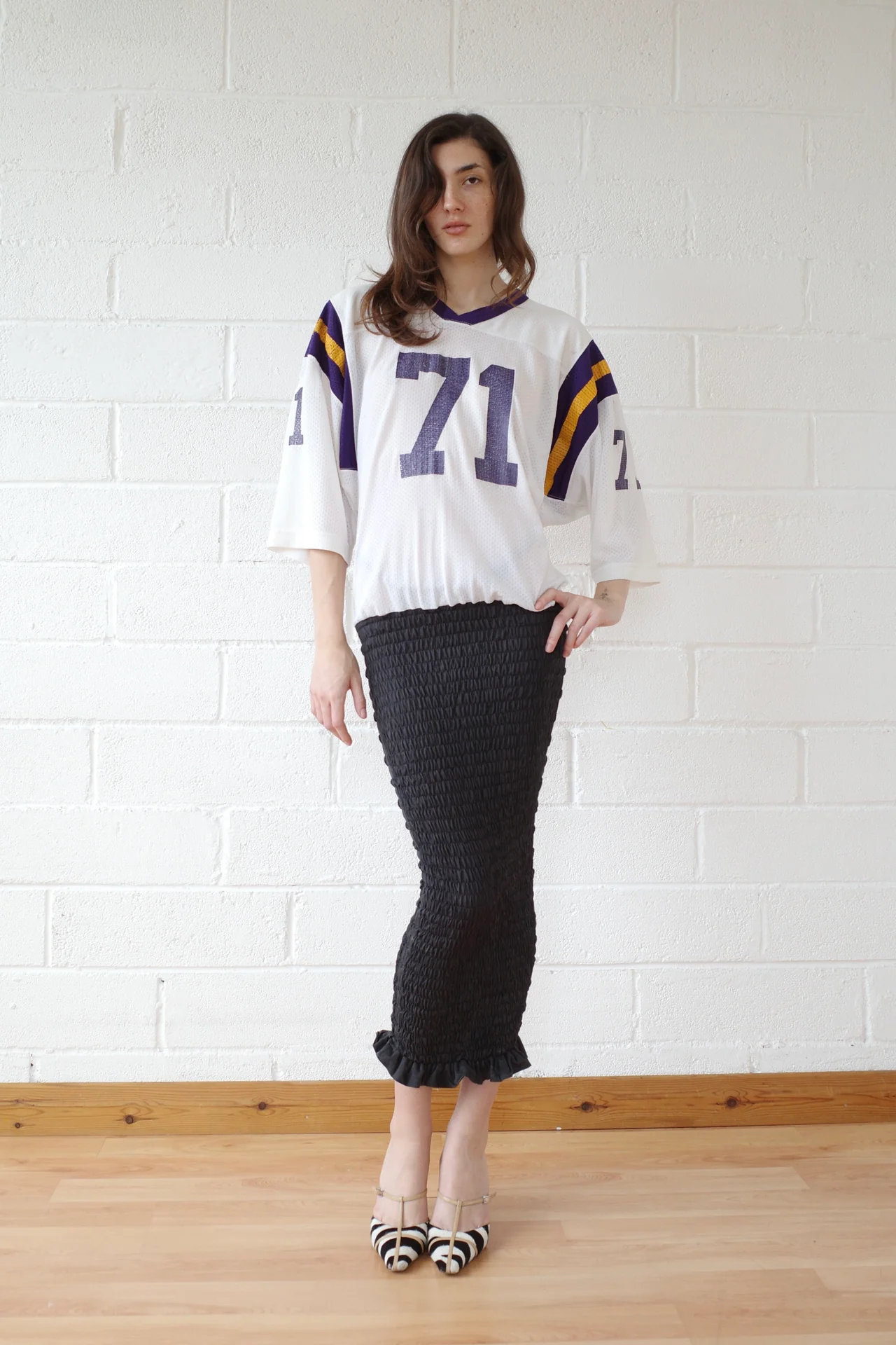 Conner Ives, The Reconstituted Shirred US Football Dress