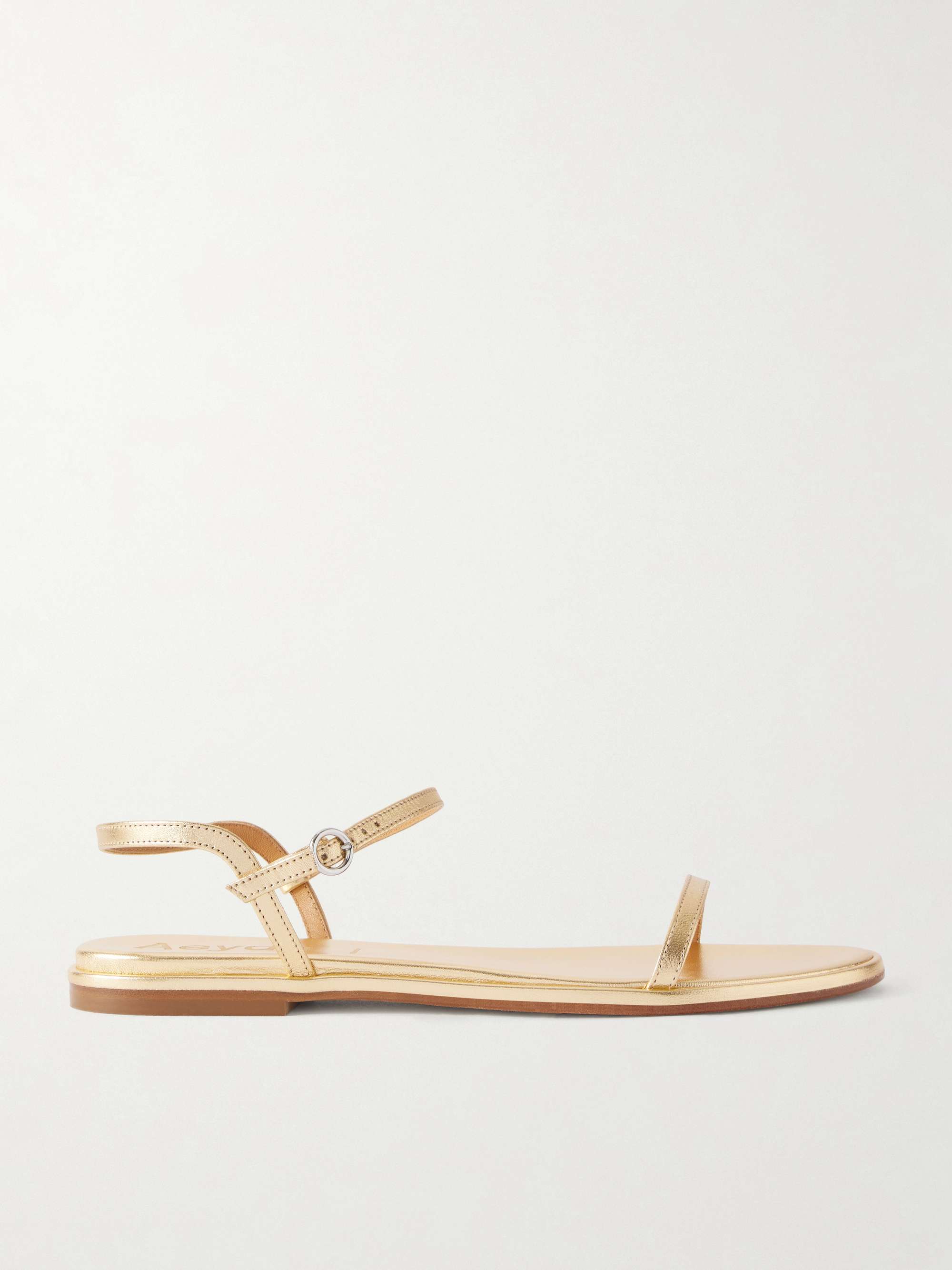 Nettie Metallic Leather Sandals