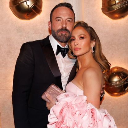 J-Lo Jennifer Lopez and Ben Affleck at the 81st Golden Globes 2024 in LA