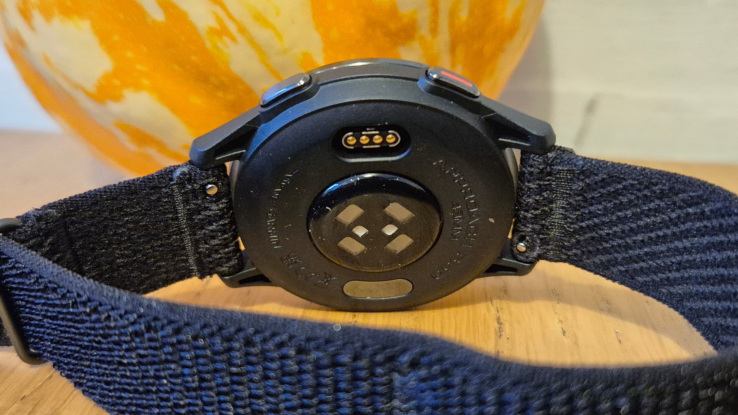 Garmin Approach S50 being worn on the course